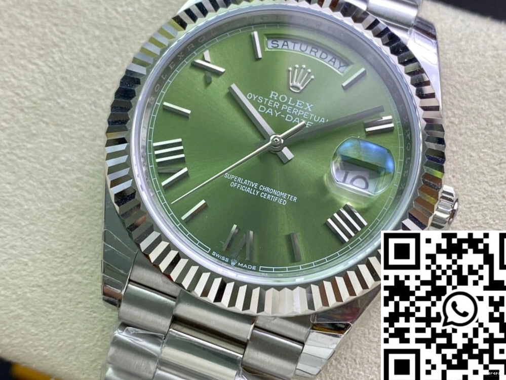 Day Factory Date M228239-0033 Olive Dial Rolex Green EW 0226